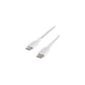 Miniatyrbild 3 av 4: BELKIN - kabel - FLÄTAD C-C 2.0 1M, WHT - FLÄTAD