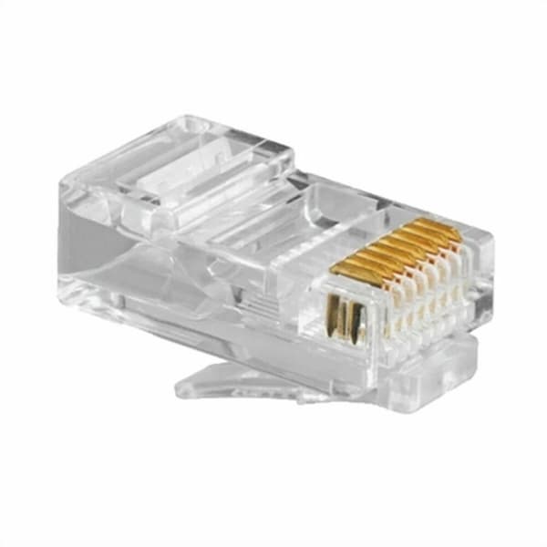 Kategori 5 UTP RJ45 stik GEMBIRD PLUG3UP6/100 Sort Gennemsigtig 100 uds 100 enheder