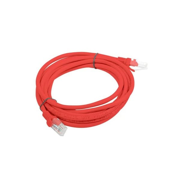 Nätkabel UTP Styv Kategori 6 Lanberg PCU6-20CC-0300-R Röd 3 m