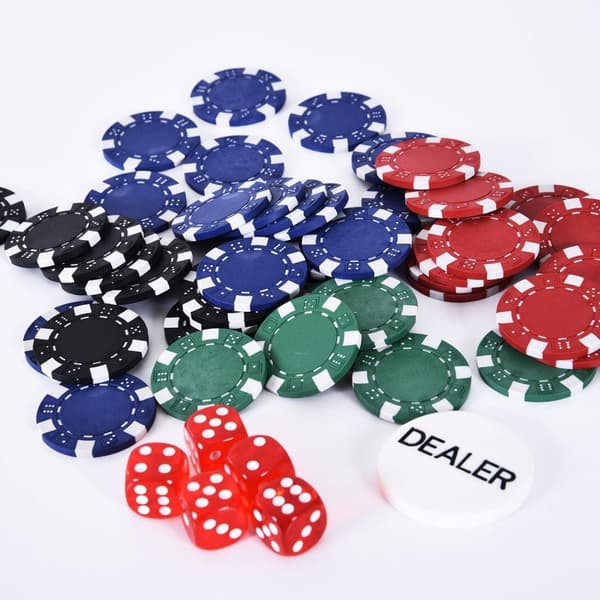 Rootz Poker Case - musta, punainen, vihreä - muovi, alumiini - 11,61 cm x 8,07 cm x 2,56 cm