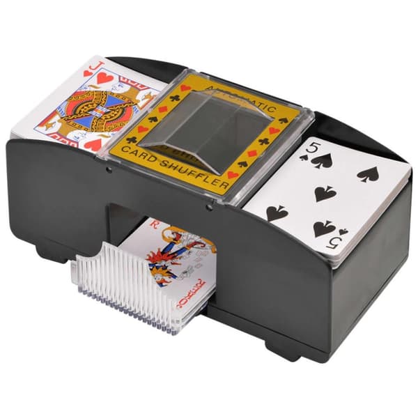 vidaXL Kombinerat poker-/Blackjack-set med 600 lasermarker aluminium