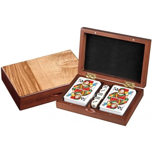 Card Set Olive with dice