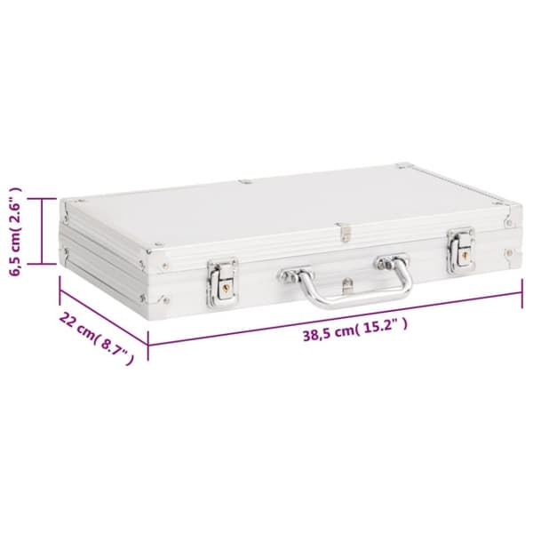 vidaXL Poker set 300 delar 11,5 g