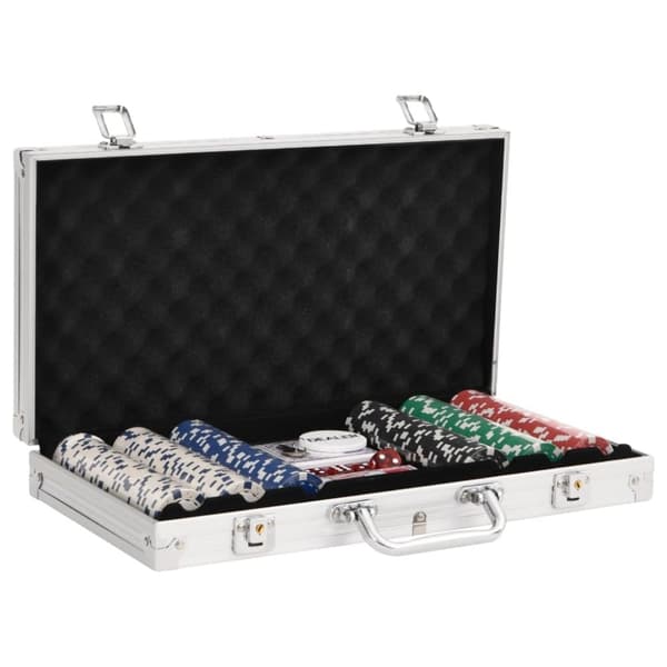 vidaXL Poker set 300 delar 11,5 g
