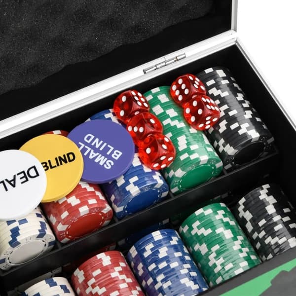 vidaXL Poker set 300 delar 11,5 g