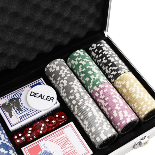 vidaXL Poker set 300 delar 11,5 g