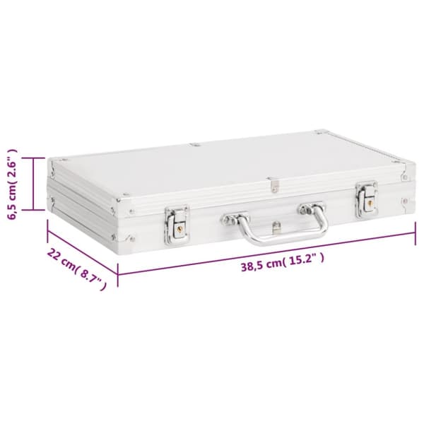 vidaXL Poker set 300 delar 11,5 g