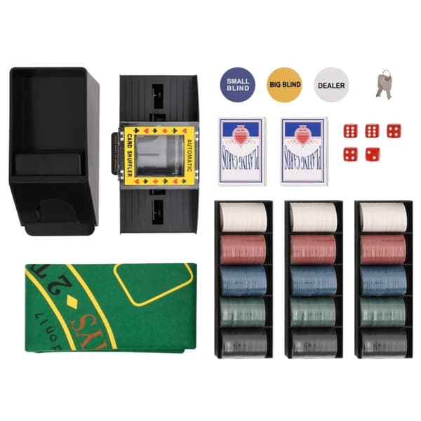 vidaXL Poker set 300 delar 4 g