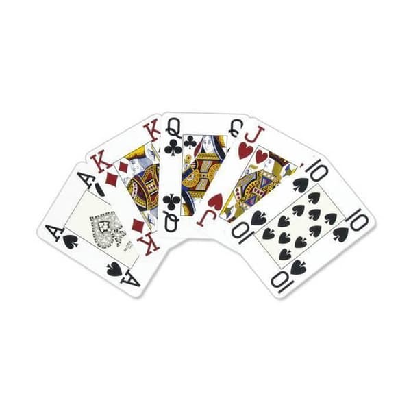 Modiano "CRISTALLO" - Kortlek med 55 100% plastkort - pokerformat - 4 jumbosvarta index