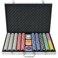 Miniatyrbild 1 av 2: Pokerset med 1000 laser-marker aluminium