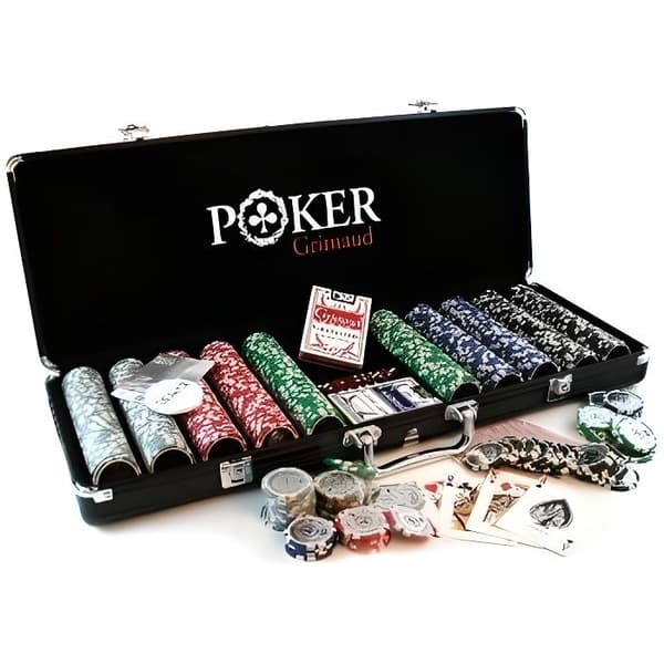 Kasinospel - SMIR - World Poker Tour - Grimaud svart aluminiumfodral 500 amerikanska marker