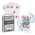 Miniatyrbild 1 av 6: Relaxdays Plastikkortlekar, vattentåliga, anti-reva &amp; vikning, 54 stycken, Texas Hold'em, pro kit