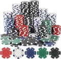 Miniatyrbild 2 av 3: Poker Set i Aluminiumväska – 300 Marker, Komplett för Hemmakvällar & Turneringar
