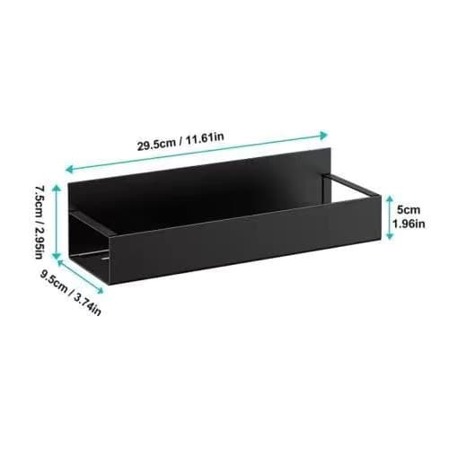 LIVIT Set med 2 Svarta Vägg Hyllor