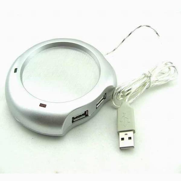 Kaffe / Te kopps värmare, 4 Ports USB hubb