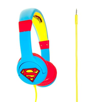 STÅLMANNEN Hörlur Junior On-Ear Blå/Röd