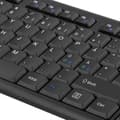 Miniatyrbillede 3 af 6: DELTACO trådløst tastatur og mus, USB nano modtagere, 10m,