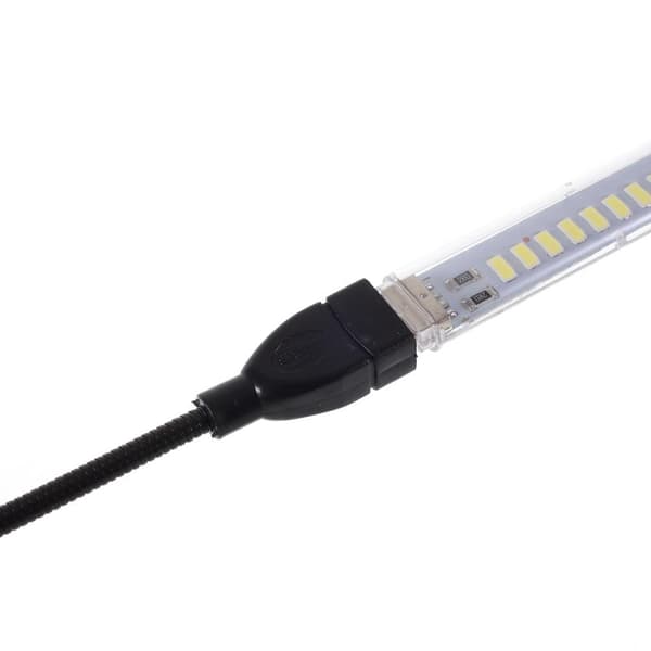 4 porter USB Hub 2.0 høyhastighets hub av/på-bryter med LED-lampe