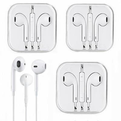 3-Pack Hörlurar med Mikrofon och Volymkontroll iPhone iPad headset samsung huawei