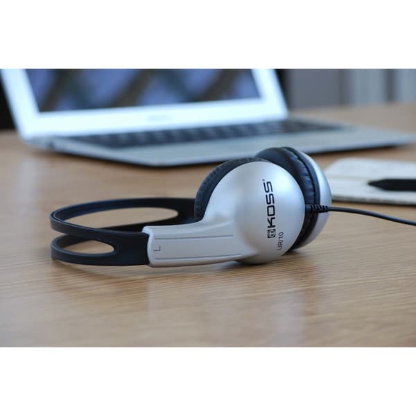 KOSS Hodetelefon UR10 On-Ear Sølv