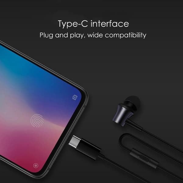 Original Stereo Headset Xiaomi HSEJ04WM USB-C Svart