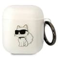 Miniatyrbild 1 av 3: KARL LAGERFELD AirPods 1/2 Skal Ikonik Choupette - Transparent