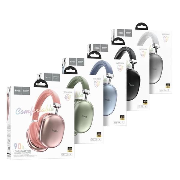 Hoco Over-Ear Hörlurar Trådlösa Bluetooth W35 Max - Silver