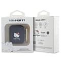 Miniatyrbild 3 av 3: Hello Kitty AirPods 1/2 Skal Silikon 3D Kitty Head - Svart