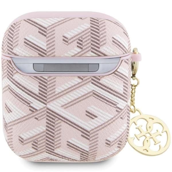 Guess AirPods 1/2 Skal GCube Charm - Rosa