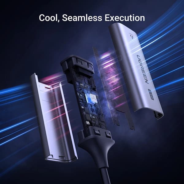 Ugreen CM648 USB-C till RJ45 Ethernet 2.5G Adapter - Grå