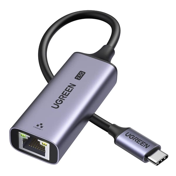 Ugreen CM648 USB-C till RJ45 Ethernet 2.5G Adapter - Grå Grå
