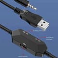 Miniatyrbild 7 av 7: Awei Over-Ear Hörlurar Gaming med Mikrofon - Svart