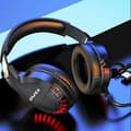 Miniatyrbild 2 av 7: Awei Over-Ear Hörlurar Gaming med Mikrofon - Svart
