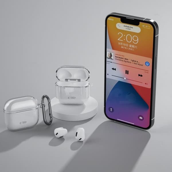 Tech-Protect Airpods 4 Skal Flexair - Clear