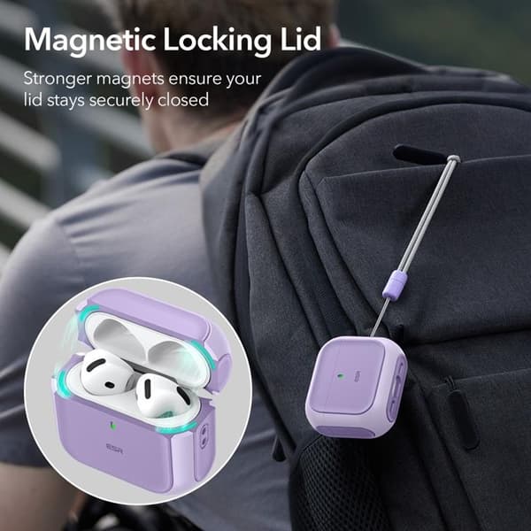 ESR Airpods 4 Skal Magsafe Orbit Halolock - Lila
