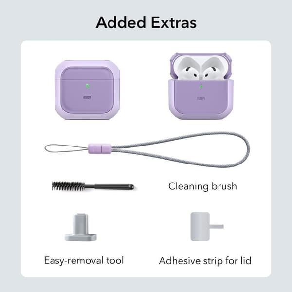 ESR Airpods 4 Skal Magsafe Orbit Halolock - Lila