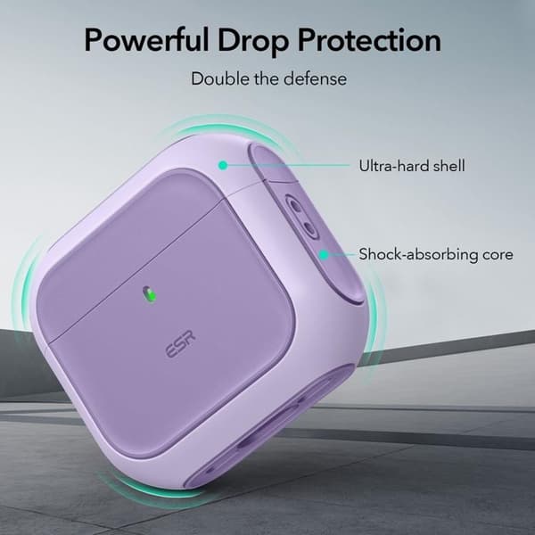 ESR Airpods 4 Skal Magsafe Orbit Halolock - Lila