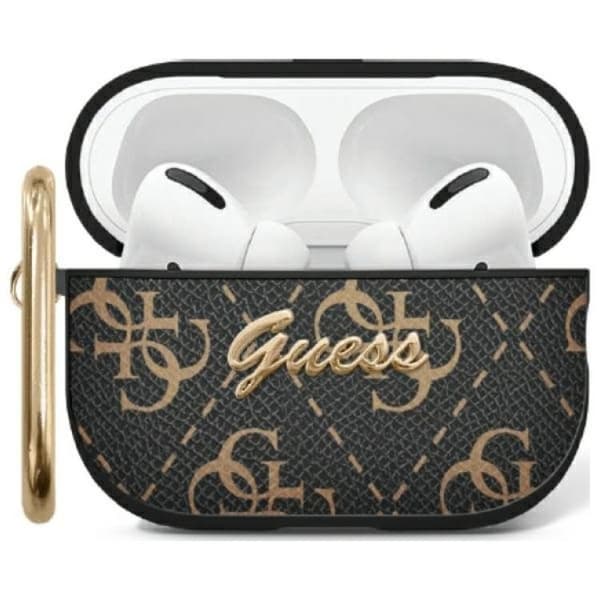 Guess AirPods 1/2 Skal 4G Hook - Svart