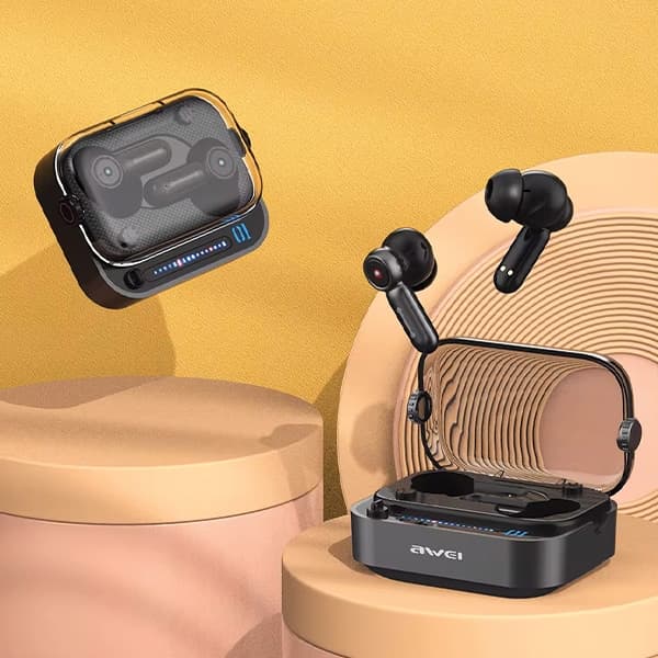 Awei Bluetooth In-Ear Hörlurar T58 ANC - Svart