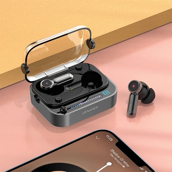 Awei Bluetooth In-Ear Hörlurar T58 ANC - Svart