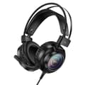 Miniatyrbild 1 av 6: Hoco On-Ear Gaming Hörlurar USB-A/Jack 3.5mm - Svart