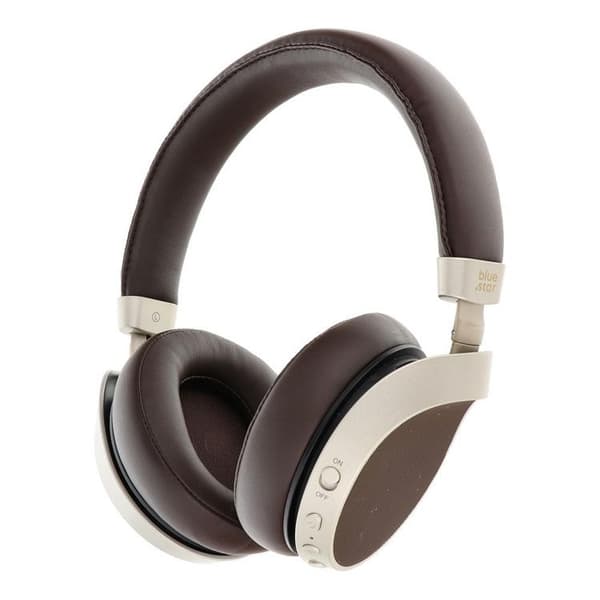 Blue Star Trådlösa Hörlurar Over-Ear Bluetooth - Brun
