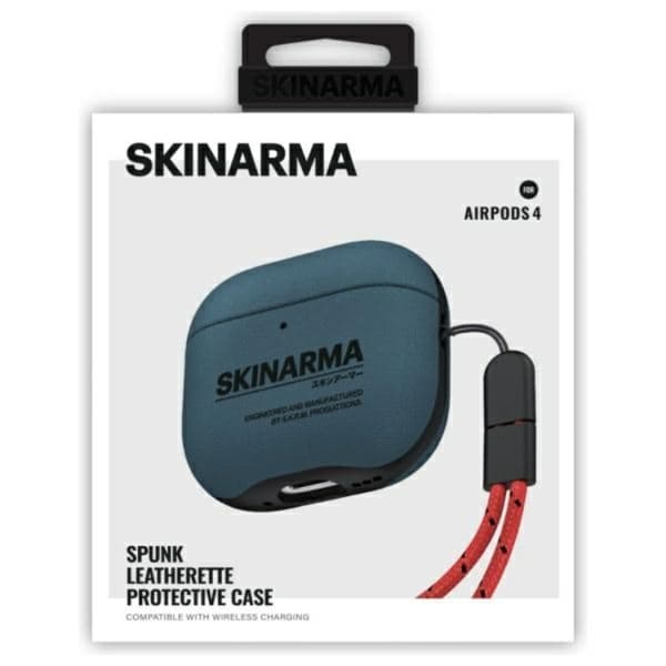 Skinarma Airpods 4 Skal Spunk - Blå