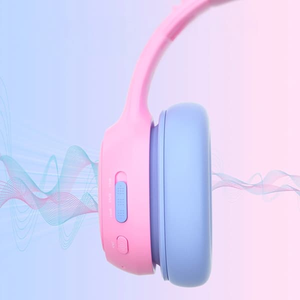Tronsmart Over-Ear Trådlösa Hörlurar ANC till Barn Safe KH03 - Rosa