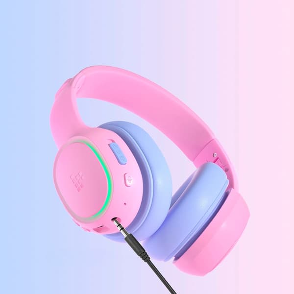 Tronsmart Over-Ear Trådlösa Hörlurar ANC till Barn Safe KH03 - Rosa