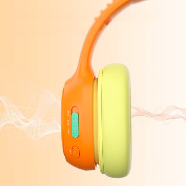 Tronsmart Over-Ear Trådlösa Hörlurar ANC till Barn Safe KH03 - Orange