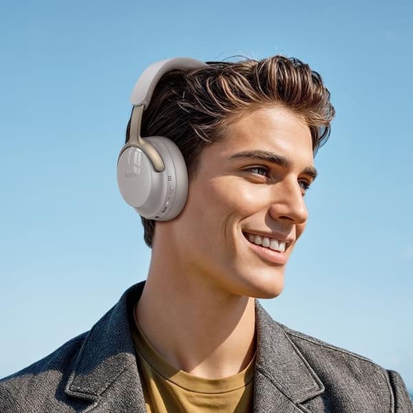Hoco Over-Ear Hörlurar Trådlösa Bluetooth ANC W53 Plus - Grå