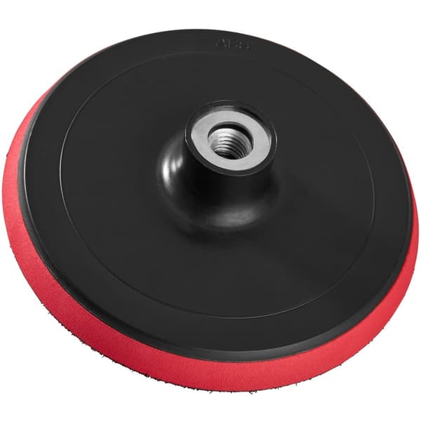 5 st polersvampar 150 mm, våfflade inkl polerskiva 150 mm - svart