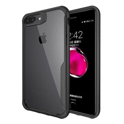 iPhone 7 Plus ja 8 Plus moderni suojakuori - Musta