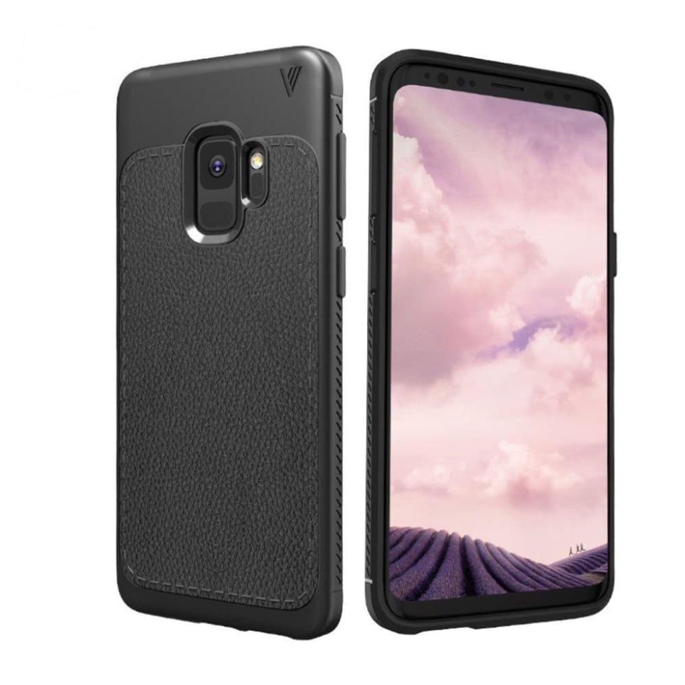 LENUO Samsung Galaxy S9 moderni suojakuori - Musta